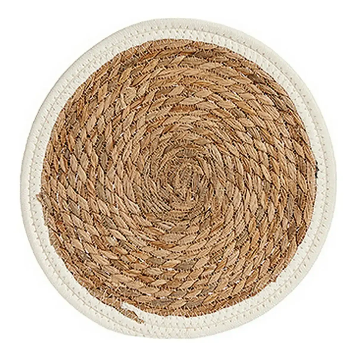 Dessous de plat marron blanc naturel 30 x 1 x 30 cm o 30 cm _4919. DIAYTAR COTE D'IVOIRE - Votre Source de Découvertes Shopping. Découvrez des trésors dans notre boutique en ligne, allant des articles artisanaux aux innovations modernes.