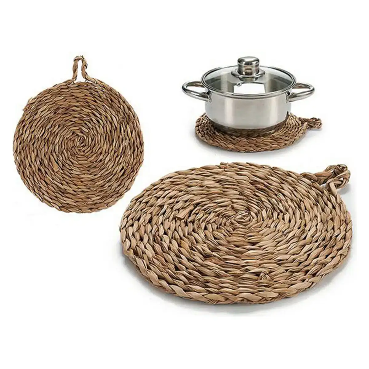 Dessous de plat marron_2952. DIAYTAR COTE D'IVOIRE - Où Chaque Produit est une Histoire à Raconter. Découvrez notre sélection de produits qui vous permettent de créer votre propre récit à travers vos achats.