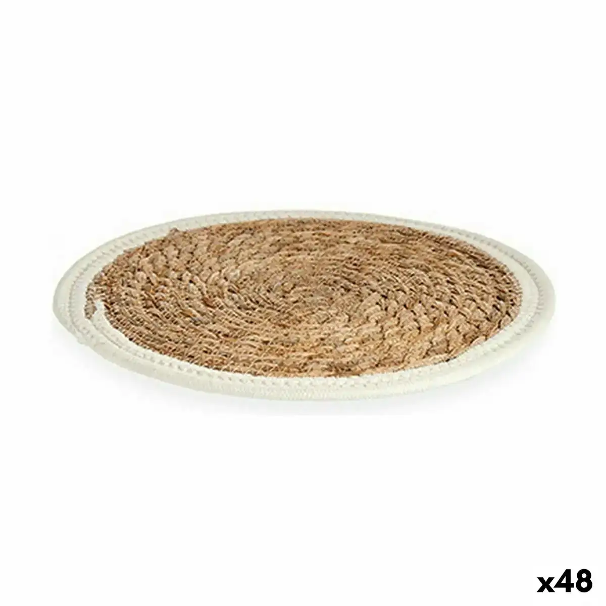 Dessous de plat naturel blanc 30 x 1 x 30 cm 48 unites _7034. DIAYTAR COTE D'IVOIRE - Votre Source de Découvertes Shopping. Découvrez des trésors dans notre boutique en ligne, allant des articles artisanaux aux innovations modernes.