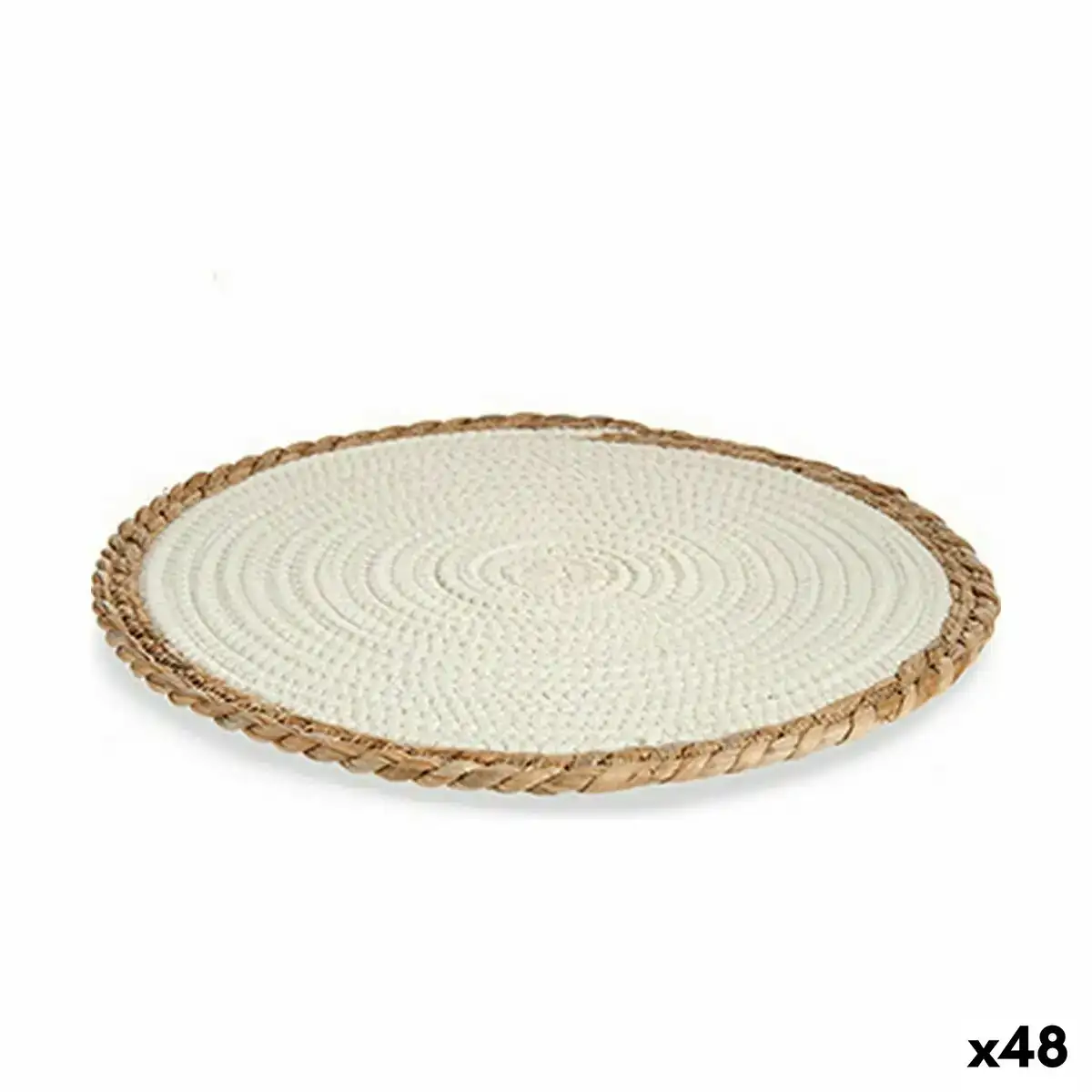 Dessous de plat naturel blanc 35 x 1 x 35 cm 48 unites _7985. DIAYTAR COTE D'IVOIRE - L'Écrin de Vos Désirs Shopping. Parcourez notre boutique en ligne et explorez des produits minutieusement choisis pour répondre à vos envies les plus exigeantes.