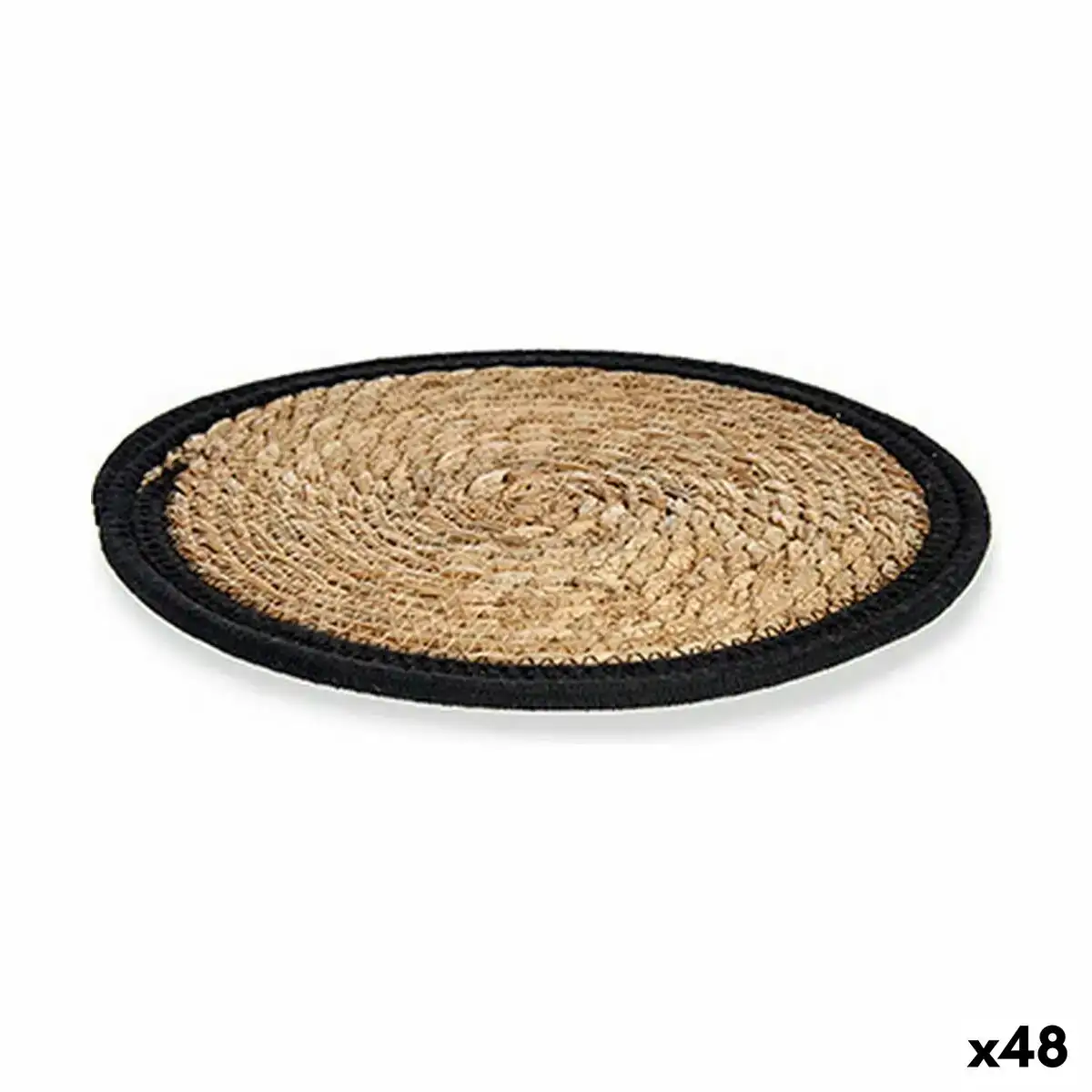 Dessous de plat naturel noir 30 x 1 x 30 cm 48 unites _9587. DIAYTAR COTE D'IVOIRE - Votre Plateforme Shopping, Votre Choix Éclairé. Explorez nos offres et choisissez des articles de qualité qui reflètent votre style et vos valeurs.