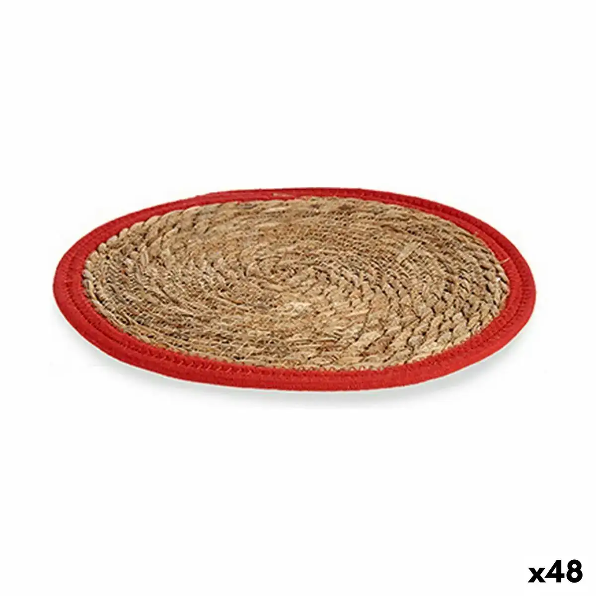 Dessous de plat naturel rouge 35 x 1 x 35 cm 48 unites _6383. Entrez dans le Monde de DIAYTAR COTE D'IVOIRE - Où Chaque Produit Raconte une Histoire Unique. Explorez notre sélection et laissez-vous transporter par des récits à travers les articles que vous choisissez.