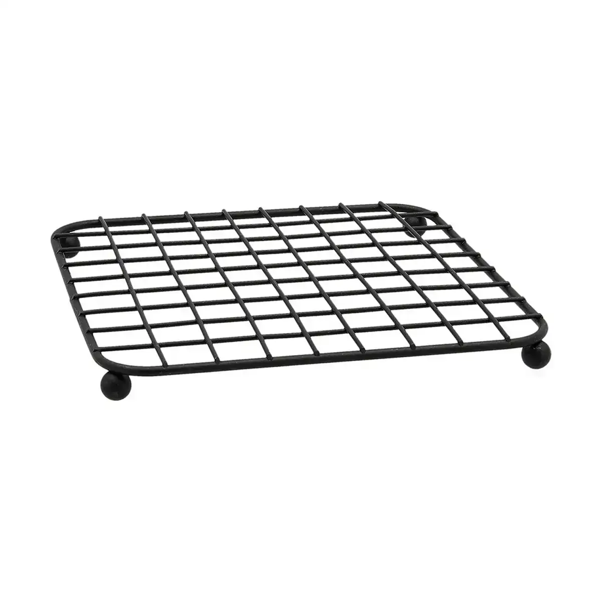 Dessous de plat quid ebano noir metal 18 5 x 18 5 x 1 5 cm_1669. DIAYTAR COTE D'IVOIRE - L'Art de Vivre le Shopping en Ligne. Découvrez notre plateforme intuitive et trouvez des produits qui vous inspirent et vous enchantent, à chaque clic.