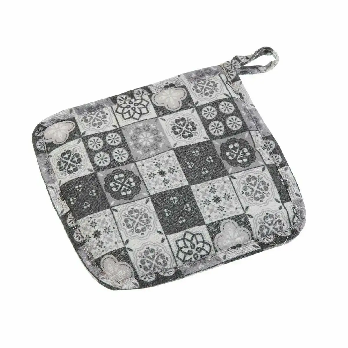 Dessous de plat versa noir textile 20 x 20 cm _2373. DIAYTAR COTE D'IVOIRE - Là où les Possibilités sont Infinies. Parcourez nos catégories et laissez-vous séduire par des produits qui enrichiront votre quotidien, du pratique à l'esthétique.