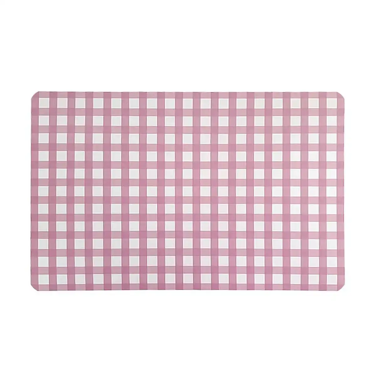 Dessous de plat versa vichy rose polypropylene 43 x 28 cm_8000. DIAYTAR COTE D'IVOIRE - Là où l'Élégance Devient un Mode de Vie. Naviguez à travers notre gamme et choisissez des produits qui apportent une touche raffinée à votre quotidien.