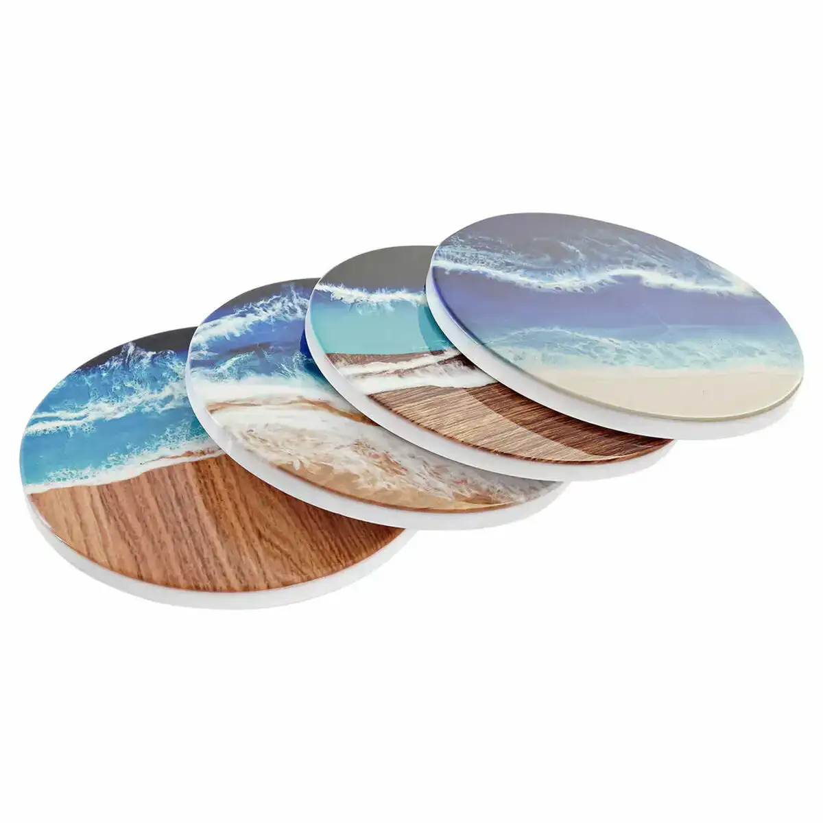 Dessous de verres dkd home decor dolomite plage liege mediterraneen 4 pcs _5335. Entrez dans l'Univers de DIAYTAR COTE D'IVOIRE - Où l'Authenticité Renouvelle Votre Quotidien. Explorez notre gamme de produits et trouvez des articles qui reflètent votre essence.