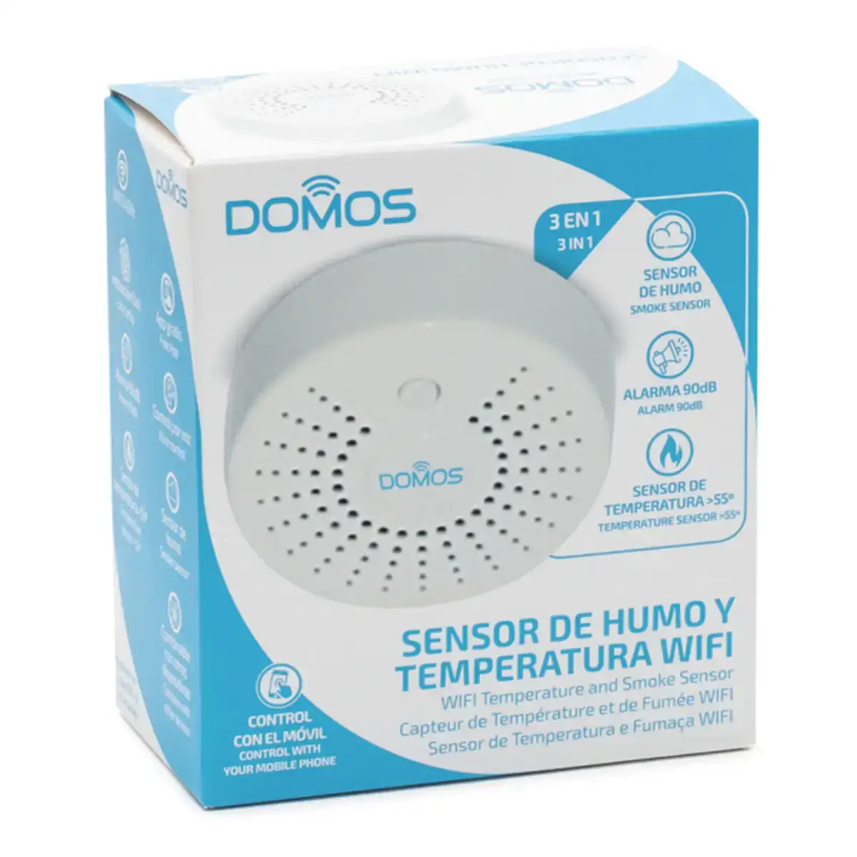 Detecteur de fumee domos doml h 1_3268. Plongez dans l'Univers de DIAYTAR COTE D'IVOIRE - Où la Qualité et la Diversité se rencontrent. Parcourez nos rayons virtuels pour trouver des produits répondant à tous les besoins, du confort de votre foyer.