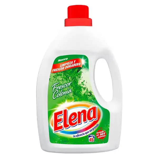 Detergent liquide pour machine a laver elena fraicheur cologne 45 doses _1441. DIAYTAR COTE D'IVOIRE - Votre Portail Vers l'Exclusivité. Explorez notre boutique en ligne pour découvrir des produits uniques et raffinés, conçus pour ceux qui recherchent l'excellence.