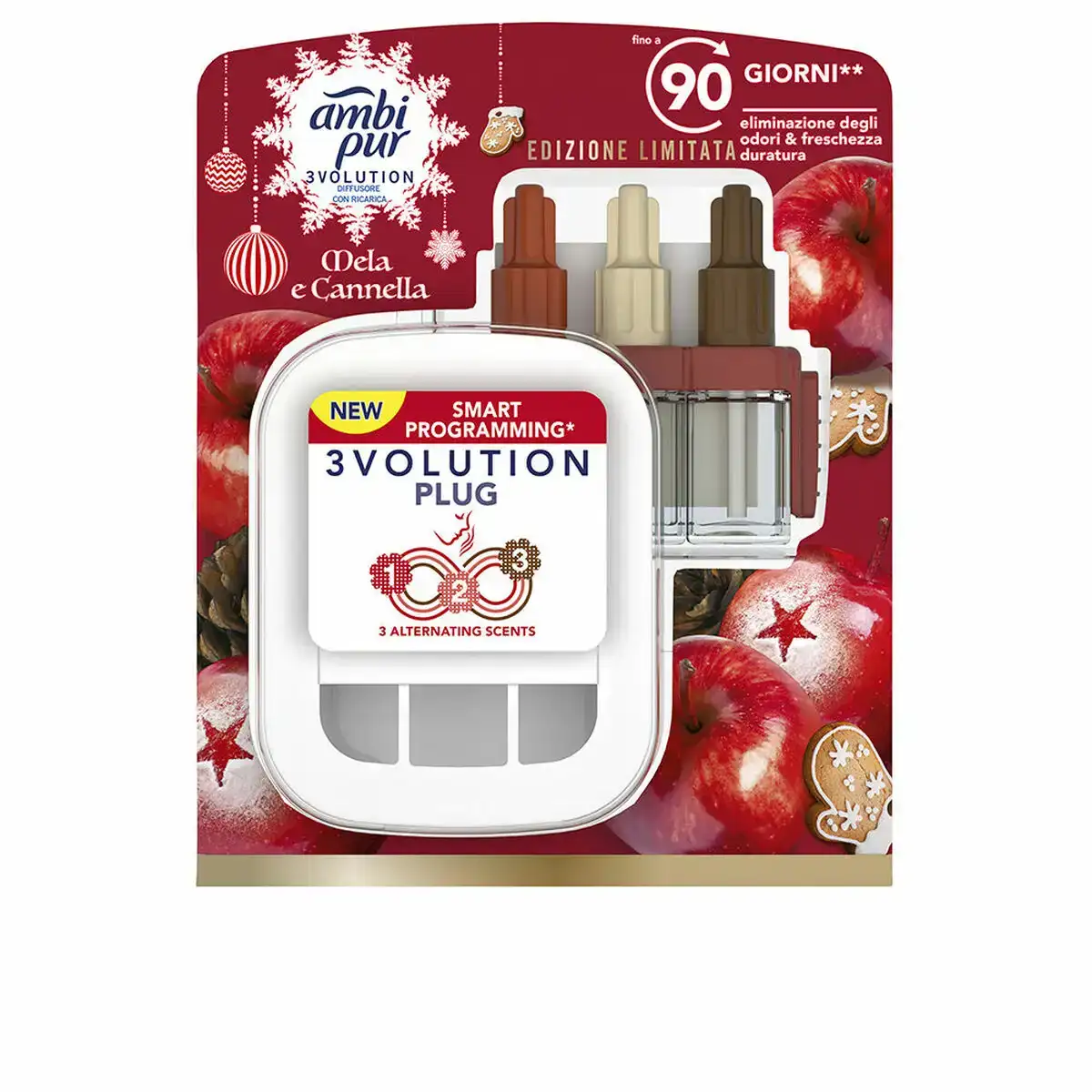 Diffuseur electrique et recharge ambi pur 3volution pomme canelle 20 ml_7495. Bienvenue chez DIAYTAR COTE D'IVOIRE - Où Chaque Achat Fait une Différence. Découvrez notre gamme de produits qui reflètent l'engagement envers la qualité et le respect de l'environnement.