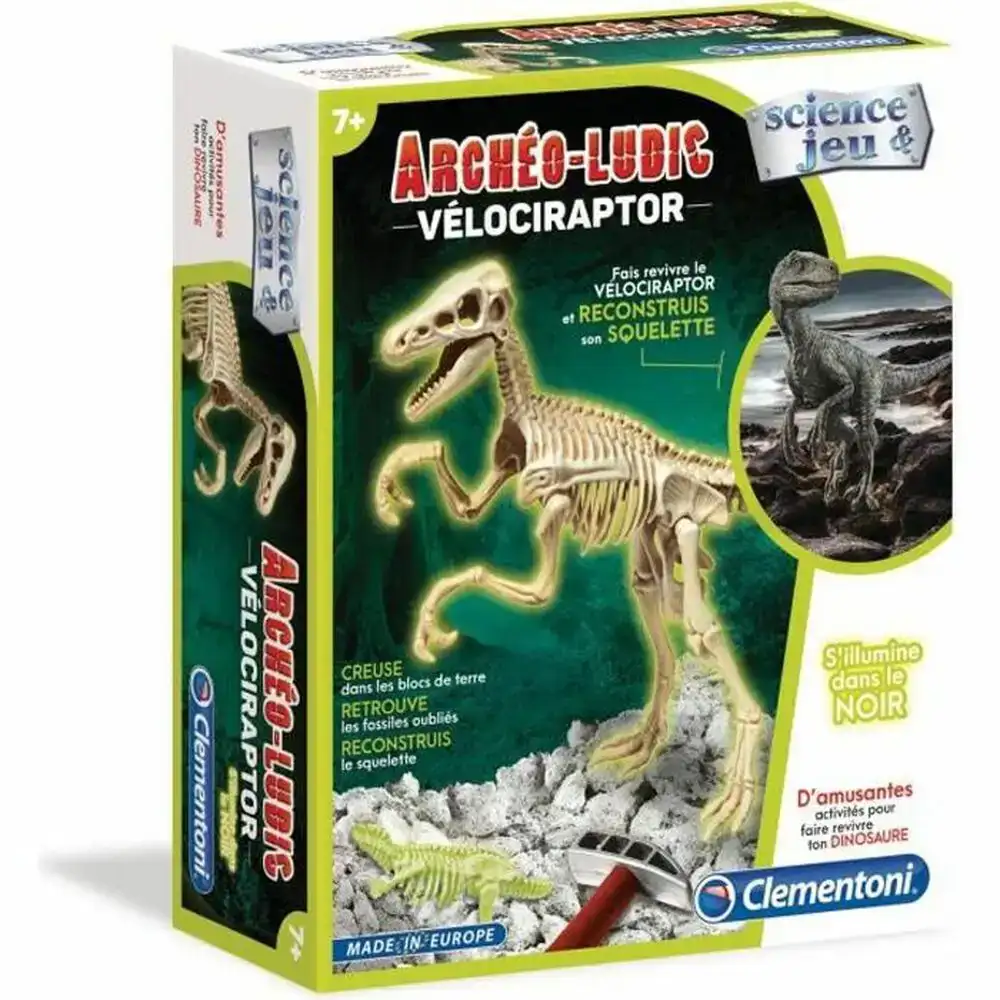 Dinosaure clementoni archeo ludic velociraptor_6933. Entrez dans le Monde de DIAYTAR COTE D'IVOIRE - Où Chaque Produit Raconte une Histoire Unique. Explorez notre sélection et laissez-vous transporter par des récits à travers les articles que vous choisissez.