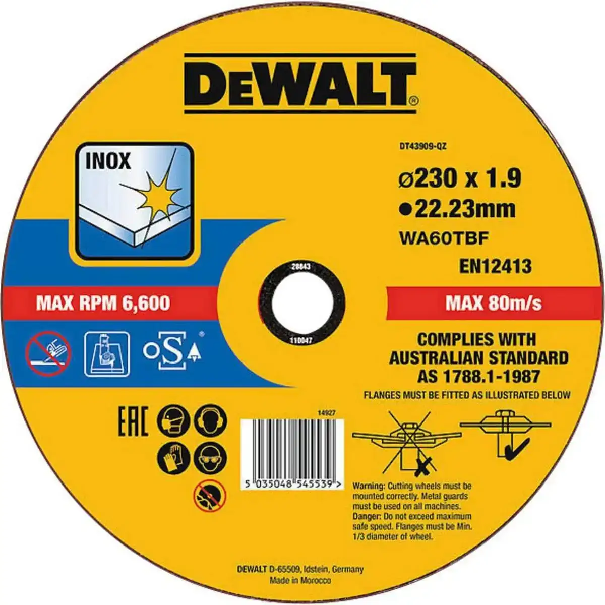 Disque de coupe dewalt dt43909 qz_3068. Bienvenue sur DIAYTAR COTE D'IVOIRE - Votre Source de Trouvailles Uniques. Explorez nos rayons virtuels pour dénicher des trésors que vous ne trouverez nulle part ailleurs, allant des trésors artisanaux aux articles tendance.