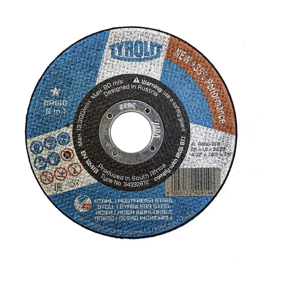 Disque de coupe tyrolit 115 x 1 6 x 22 23 mm_7104. DIAYTAR COTE D'IVOIRE - Où Choisir Devient une Expression de Soi. Découvrez notre boutique en ligne et trouvez des articles qui révèlent votre personnalité et votre style.