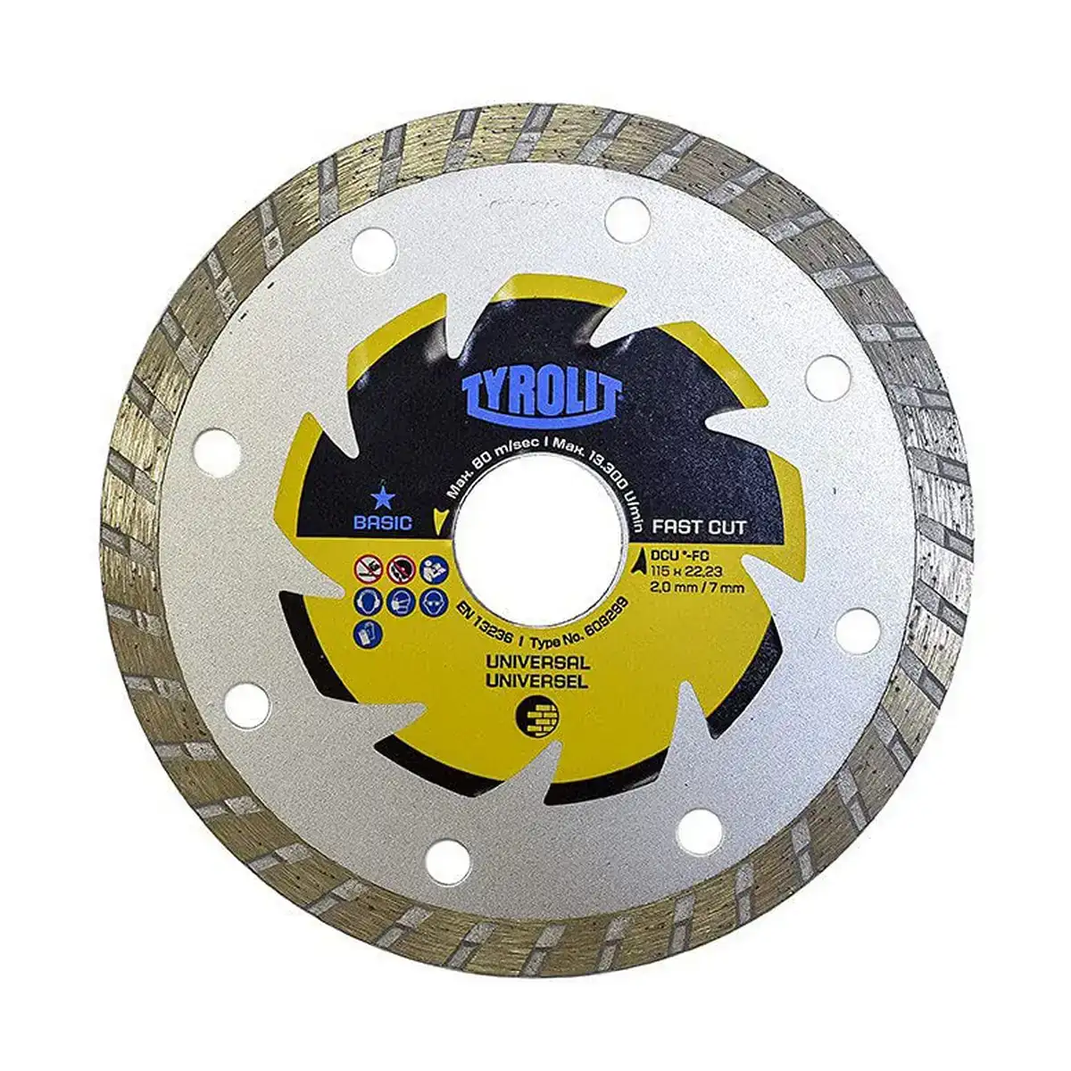 Disque de coupe tyrolit 115 x 2 x 22 23 mm_6194. DIAYTAR COTE D'IVOIRE - Là où la Qualité se Marque d'une Touche Côte d'Ivoireaise. Naviguez à travers notre boutique en ligne et choisissez des produits qui allient excellence et tradition.