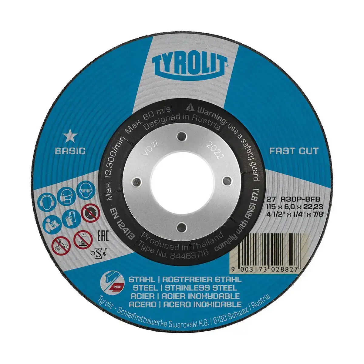 Disque de coupe tyrolit o125 x 6 x 22 23 mm_6140. DIAYTAR COTE D'IVOIRE - Votre Plateforme Shopping, Votre Choix Éclairé. Explorez nos offres et choisissez des articles de qualité qui reflètent votre style et vos valeurs.