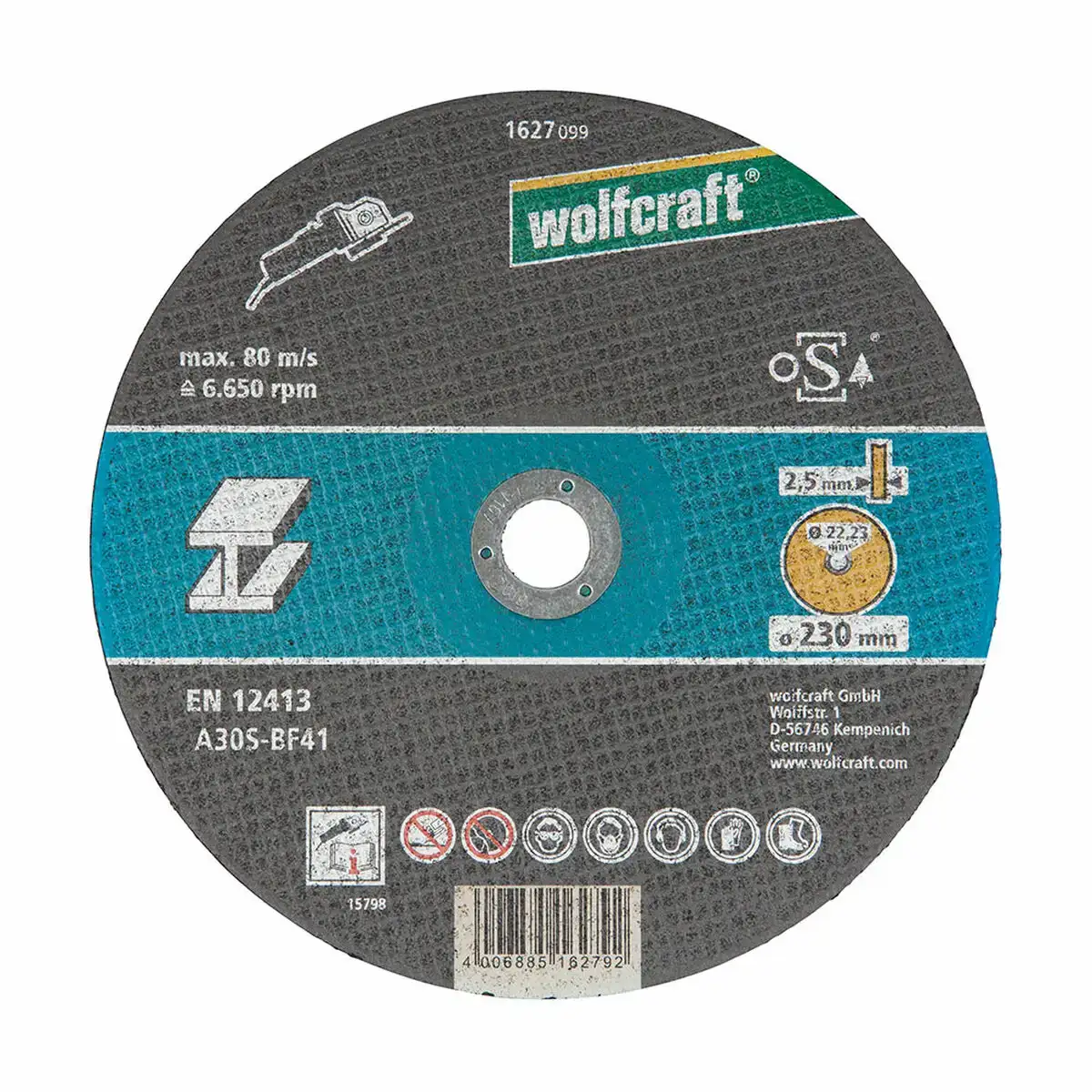 Disque de coupe wolfcraft 1627099_8094. DIAYTAR COTE D'IVOIRE - Où l'Élégance Rencontre l'Authenticité. Naviguez à travers notre boutique en ligne et choisissez des produits qui incarnent le style et la tradition du Côte d'Ivoire.