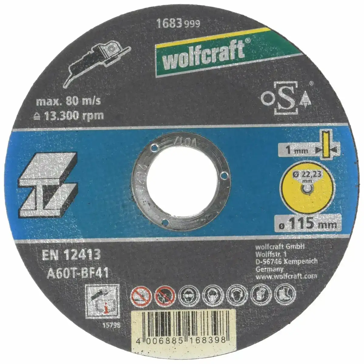 Disque de coupe wolfcraft 1683999_3541. Bienvenue chez DIAYTAR COTE D'IVOIRE - Où le Shopping Rencontre la Qualité. Explorez notre sélection soigneusement conçue et trouvez des produits qui définissent le luxe abordable.