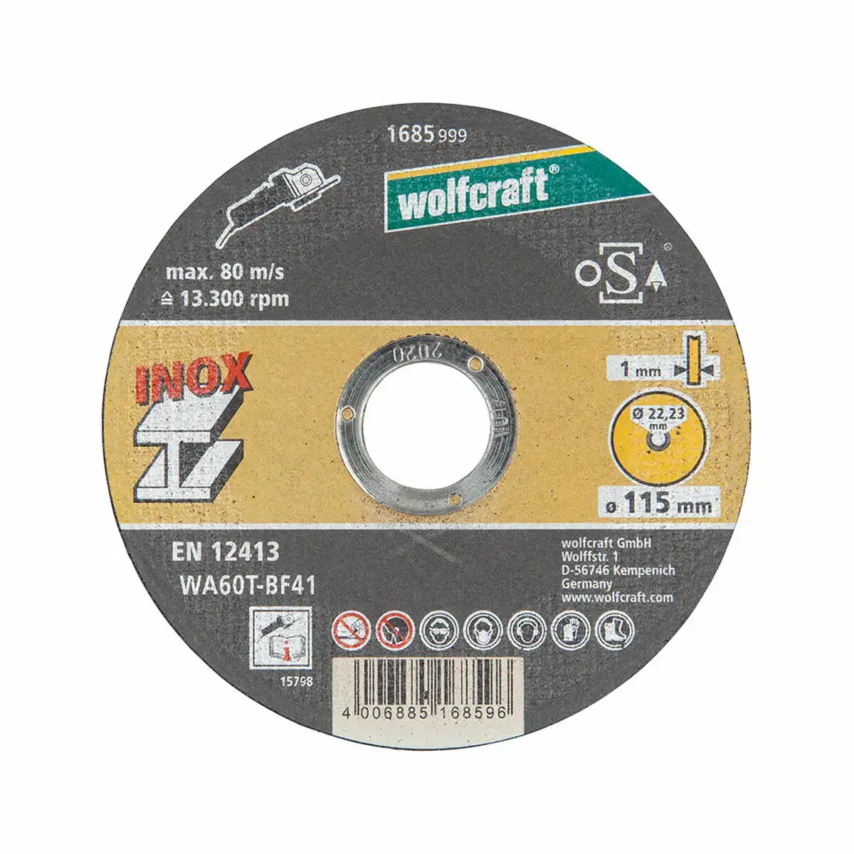Disque de coupe wolfcraft 1685999_1211. DIAYTAR COTE D'IVOIRE - Votre Passage vers l'Exceptionnel. Naviguez à travers notre sélection minutieuse et découvrez des articles qui apportent une touche spéciale à chaque instant de votre vie.