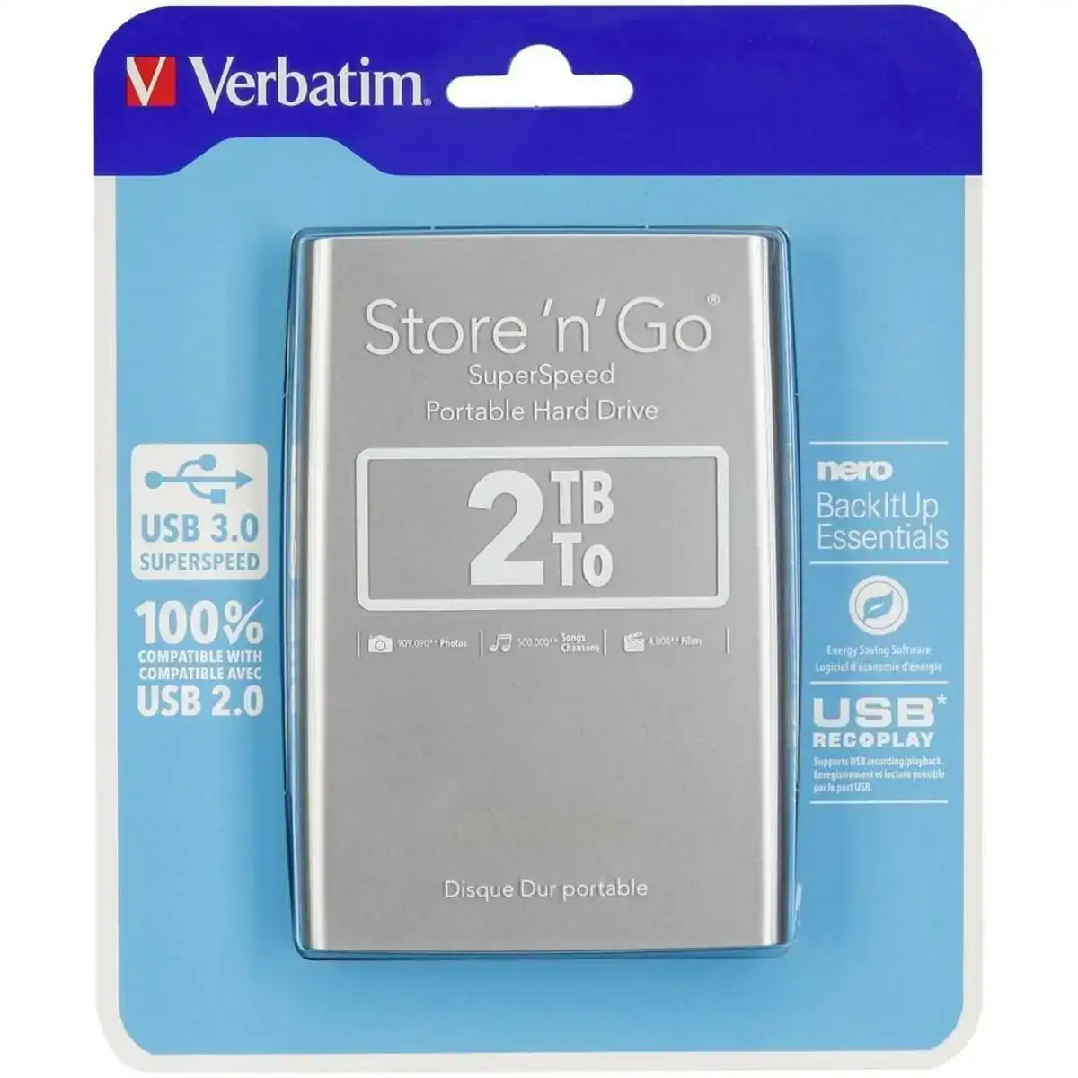 Disque dur externe verbatim store n go 2 tb usb 3 0 hdd_5961. Entrez dans l'Univers de DIAYTAR COTE D'IVOIRE - Votre Destination de Shopping Complète. Découvrez des produits qui reflètent la diversité et la richesse culturelle du Côte d'Ivoire, le tout à portée de clic.