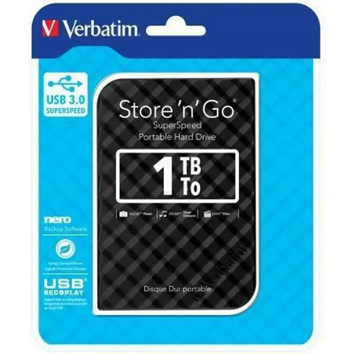 Disque dur verbatim store n go 1 tb_2673. Bienvenue chez DIAYTAR COTE D'IVOIRE - Où Chaque Détail Fait la Différence. Découvrez notre sélection méticuleuse et choisissez des articles qui répondent à vos exigences.