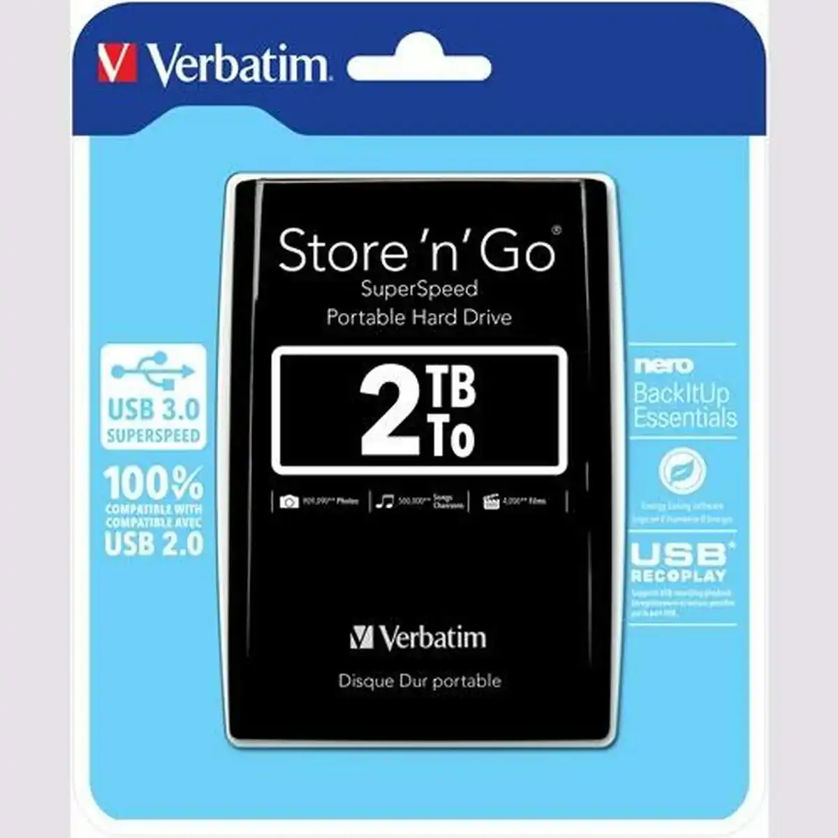 Disque dur verbatim store n go 2 tb_6876. Découvrez DIAYTAR COTE D'IVOIRE - Votre Source de Produits Variés et un Service Exceptionnel. Parcourez nos catégories et bénéficiez d'un service client dévoué, prêt à vous guider à chaque étape.