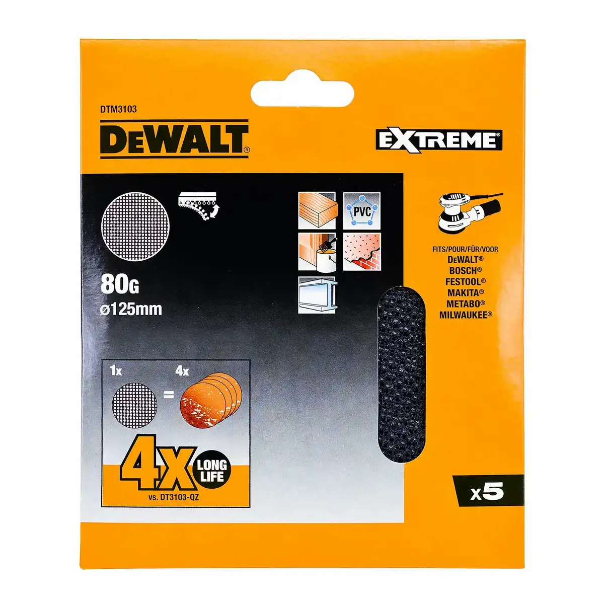 Disques abrasifs dewalt dtm3103 qz o 125 mm 80 g 5 unites_9150. DIAYTAR COTE D'IVOIRE - L'Art du Shopping Éclairé. Parcourez notre catalogue et choisissez parmi des produits de qualité qui satisferont vos besoins et votre style.