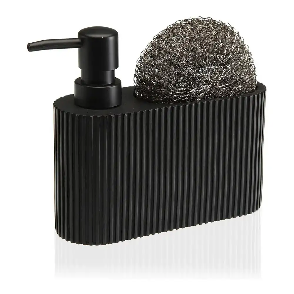 Distributeur de liquide vaisselle2 en 1 noir resine ceramique_6470. DIAYTAR COTE D'IVOIRE - Votre Destination Shopping Incontournable. Parcourez nos rayons virtuels et trouvez des articles qui répondent à tous vos besoins, du quotidien à l'exceptionnel.