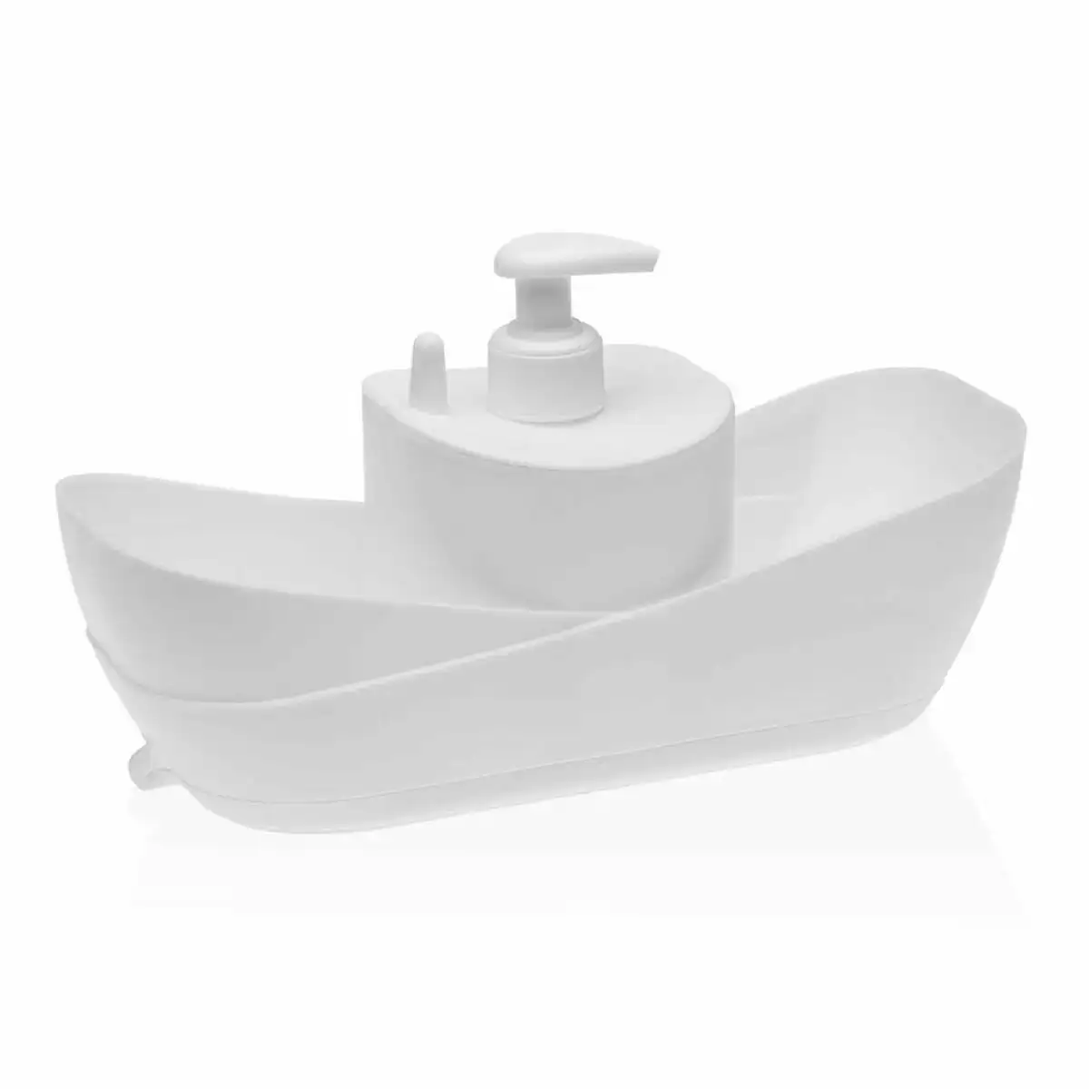 Distributeur de liquide vaisselle2 en 1 versa blanc polypropylene 11 x 26 x 10 cm _2389. DIAYTAR COTE D'IVOIRE - Là où l'Élégance Devient un Mode de Vie. Naviguez à travers notre gamme et choisissez des produits qui apportent une touche raffinée à votre quotidien.