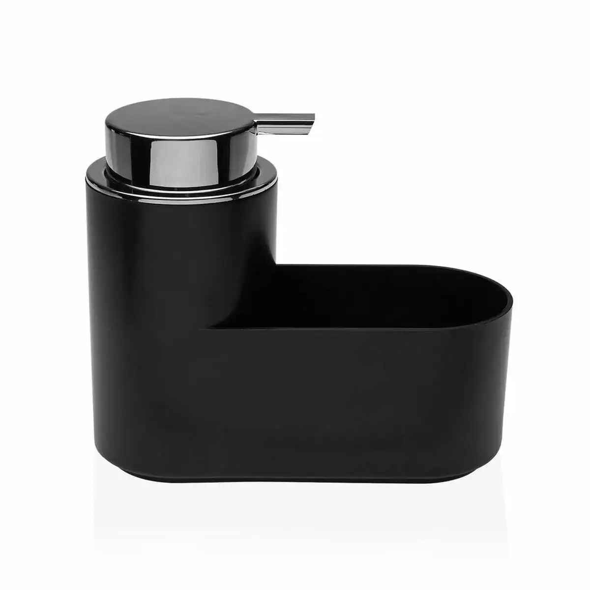 Distributeur de liquide vaisselle2 en 1 versa noir abs polystyrene 7 5 x 14 5 x 17 cm _6328. DIAYTAR COTE D'IVOIRE - L'Art de Vivre le Shopping Inspiré. Parcourez notre catalogue et choisissez des produits qui reflètent votre passion pour la beauté et l'authenticité.