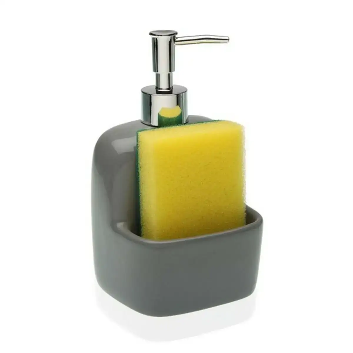 Distributeur de savon ceramique gris_9921. Entrez dans l'Univers de DIAYTAR COTE D'IVOIRE - Où le Shopping Devient une Découverte. Explorez nos rayons et dénichez des trésors qui illuminent votre quotidien.