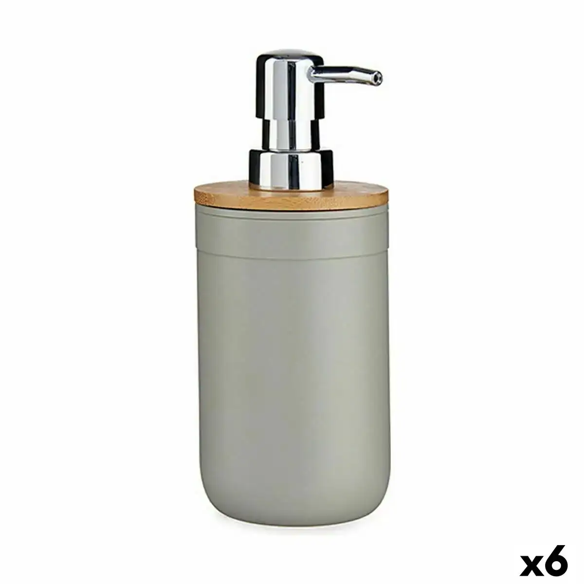 Distributeur de savon gris bambou polypropylene 350 ml 6 unites _5851. DIAYTAR COTE D'IVOIRE - Votre Destination Shopping Inspirante. Explorez notre catalogue pour trouver des articles qui stimulent votre créativité et votre style de vie.