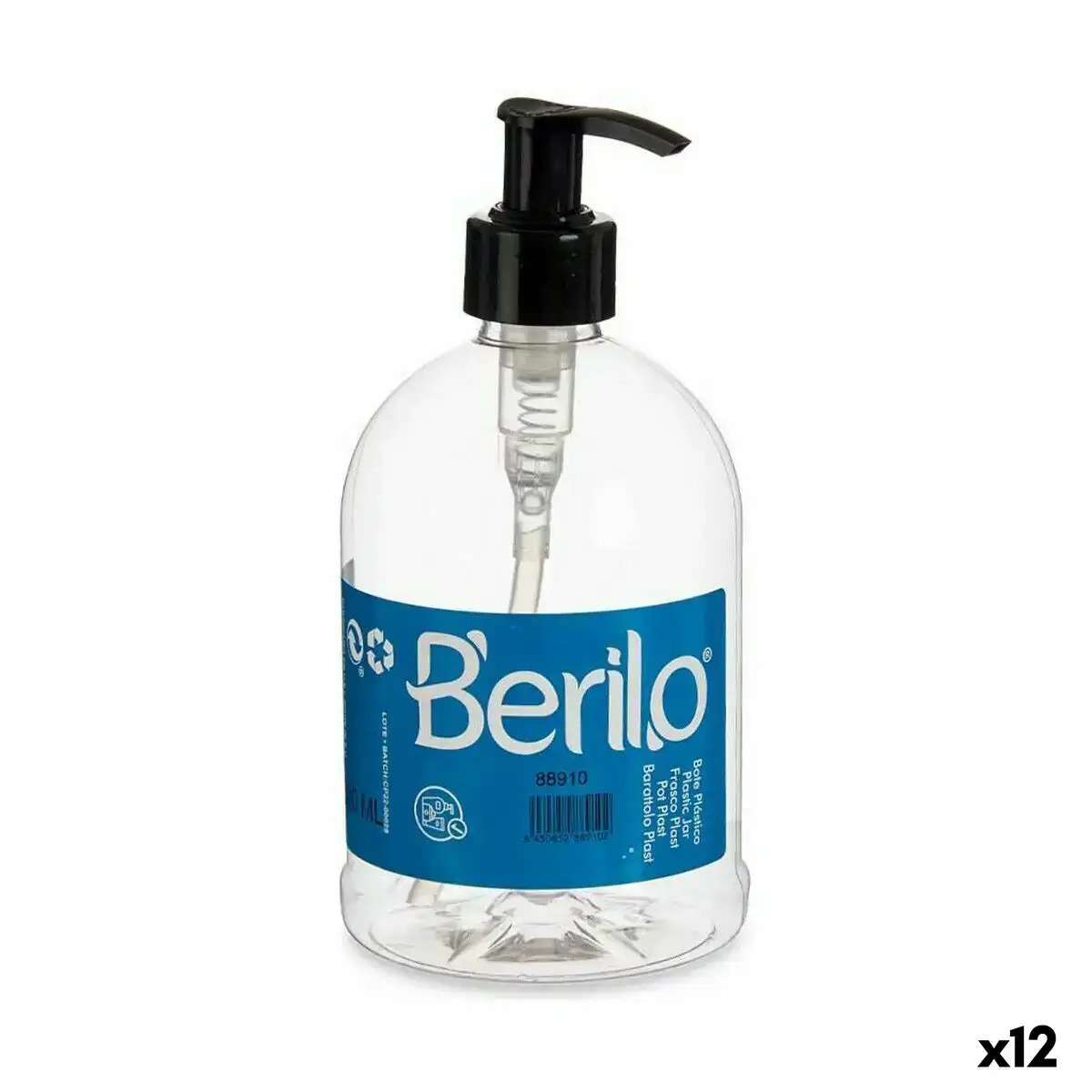 Distributeur de savon noir transparent plastique 500 ml 12 unites _8381. Bienvenue chez DIAYTAR COTE D'IVOIRE - Où Choisir est un Voyage. Plongez dans notre plateforme en ligne pour trouver des produits qui ajoutent de la couleur et de la texture à votre quotidien.