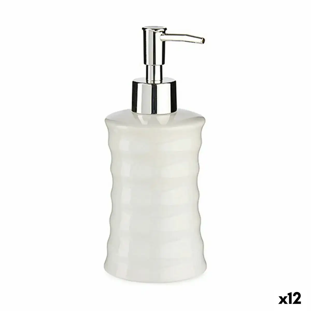 Distributeur de savon ondes ceramique metal blanc 260 ml 12 unites _6936. DIAYTAR COTE D'IVOIRE - L'Art de Vivre en Couleurs et en Styles. Parcourez notre sélection et trouvez des articles qui reflètent votre personnalité et votre goût pour la vie.