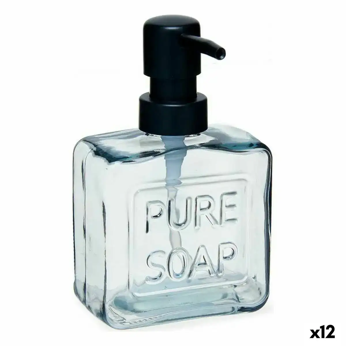 Distributeur de savon pure soap 250 ml verre noir plastique 12 unites _6133. DIAYTAR COTE D'IVOIRE - Où le Shopping Devient une Aventure Culturelle. Plongez dans notre univers de produits qui célèbrent l'héritage et l'artisanat du Côte d'Ivoire.