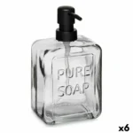Distributeur de savon pure soap verre noir plastique 570 ml 6 unites _6785. DIAYTAR COTE D'IVOIRE - Où Choisir Devient une Découverte. Explorez notre boutique en ligne et trouvez des articles qui vous surprennent et vous ravissent à chaque clic.