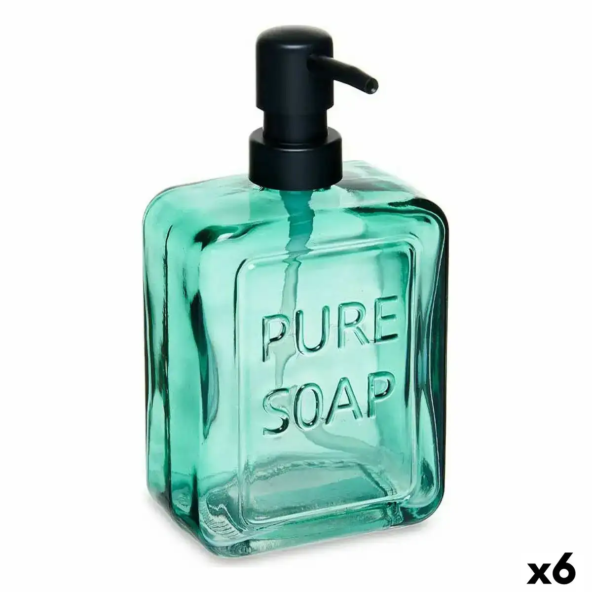 Distributeur de savon pure soap verre vert 570 ml 6 unites _2956. DIAYTAR COTE D'IVOIRE - Où Choisir est une Célébration de l'Artisanat. Explorez notre boutique en ligne et choisissez des articles qui incarnent l'art et le savoir-faire du Côte d'Ivoire.