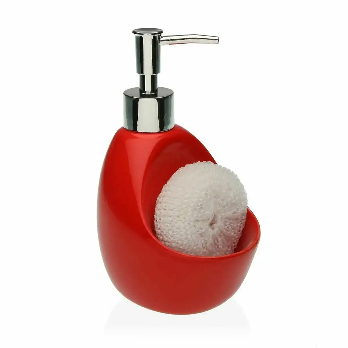 Distributeur de savon versa rouge ceramique 6 x 18 8 x 6 cm _6051. DIAYTAR COTE D'IVOIRE - Où Chaque Produit a son Histoire à Raconter. Parcourez notre catalogue et découvrez des articles qui portent en eux la passion et l'histoire du Côte d'Ivoire.