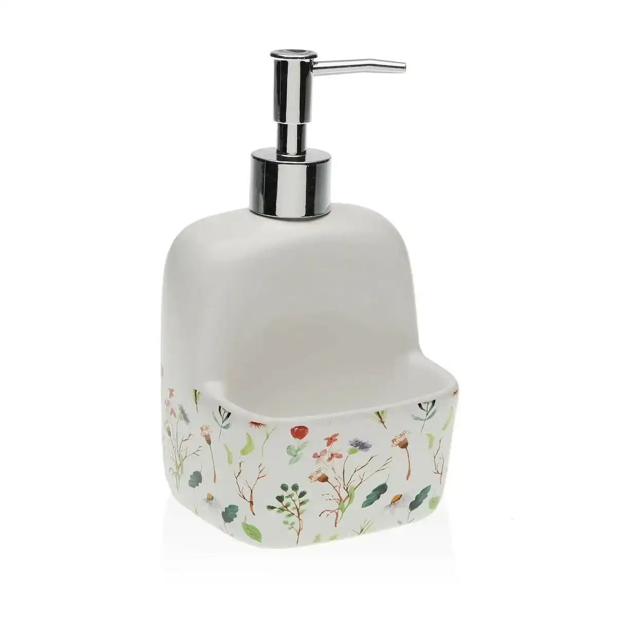 Distributeur de savon versa sansa fleurs ceramique 9 4 x 17 8 x 10 5 cm_8161. DIAYTAR COTE D'IVOIRE - Où Choisir Devient une Découverte. Explorez notre boutique en ligne et trouvez des articles qui vous surprennent et vous ravissent à chaque clic.