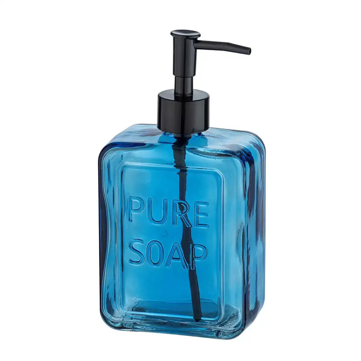 Distributeur de savon wenko pure soap 550 ml bleu verre_5172. Bienvenue chez DIAYTAR COTE D'IVOIRE - Où le Shopping Devient un Plaisir. Découvrez notre boutique en ligne et trouvez des trésors qui égaieront chaque jour de votre vie.