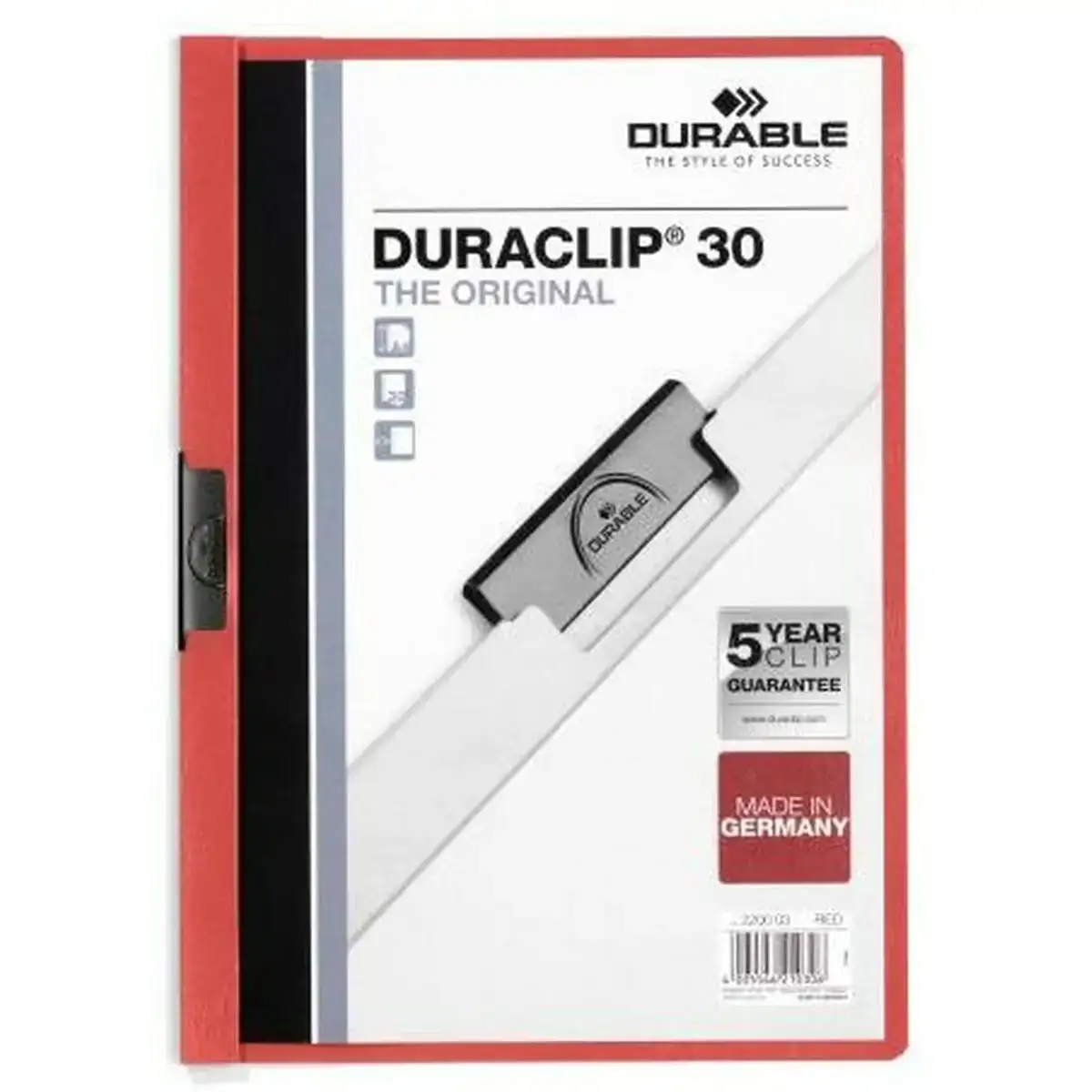 Dossier de portefeuilles durable duraclip 30 rouge transparent a4 25 pieces_2924. DIAYTAR COTE D'IVOIRE - Votre Source d'Inspiration Shopping. Parcourez nos rayons et trouvez des articles qui vous inspirent, que ce soit pour votre style, votre maison ou votre vie quotidienne.