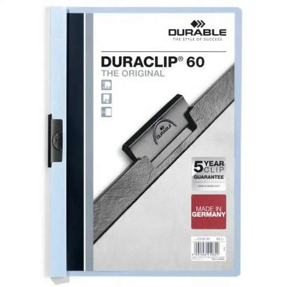 Dossier de portefeuilles durable duraclip 60 bleu transparent a4 25 pieces_8007. DIAYTAR COTE D'IVOIRE - Votre Destination pour un Shopping Réfléchi. Découvrez notre gamme variée et choisissez des produits qui correspondent à vos valeurs et à votre style de vie.