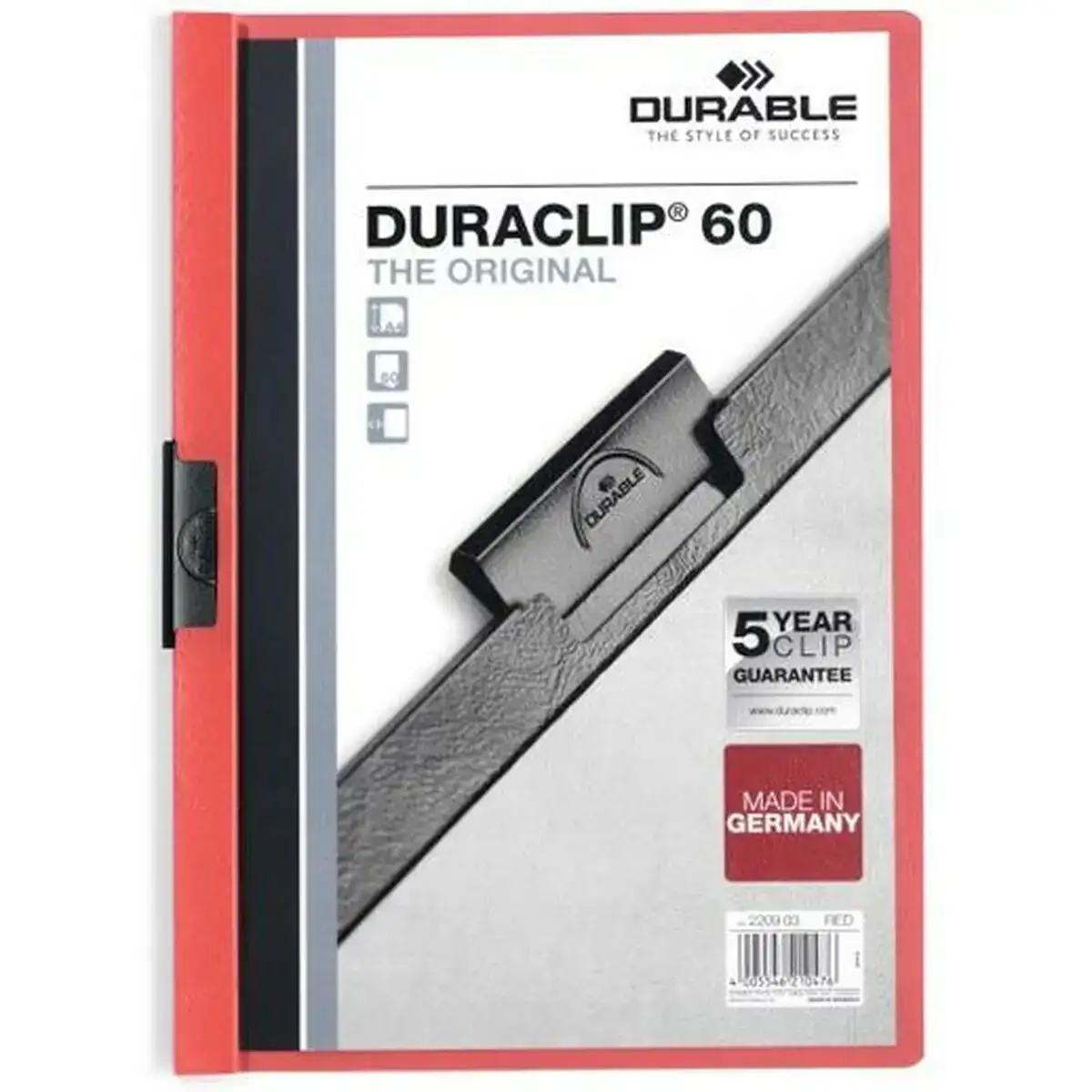 Dossier de portefeuilles durable duraclip 60 rouge transparent a4 25 pieces_8949. DIAYTAR COTE D'IVOIRE - Votre Passage vers l'Exceptionnel. Naviguez à travers notre sélection minutieuse et découvrez des articles qui apportent une touche spéciale à chaque instant de votre vie.