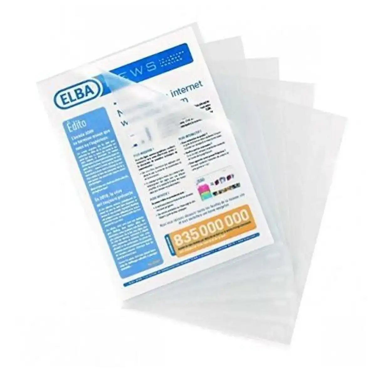 Dossier de portefeuilles elba 100 unites transparent din a4 100 unites _3680. Bienvenue sur DIAYTAR COTE D'IVOIRE - Où Chaque Produit a son Charme. Explorez notre sélection minutieuse et trouvez des articles qui vous séduisent et vous inspirent.
