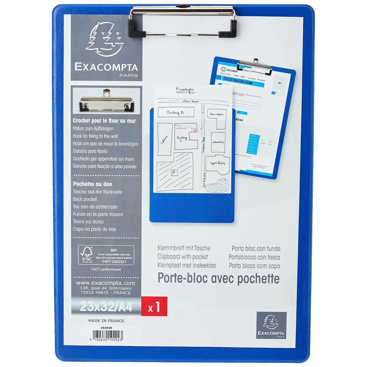 Dossier de portefeuilles exacompta 19292e bleu a4 reconditionne b _8964. DIAYTAR COTE D'IVOIRE - Où le Shopping Devient une Aventure Culturelle. Plongez dans notre univers de produits qui célèbrent l'héritage et l'artisanat du Côte d'Ivoire.