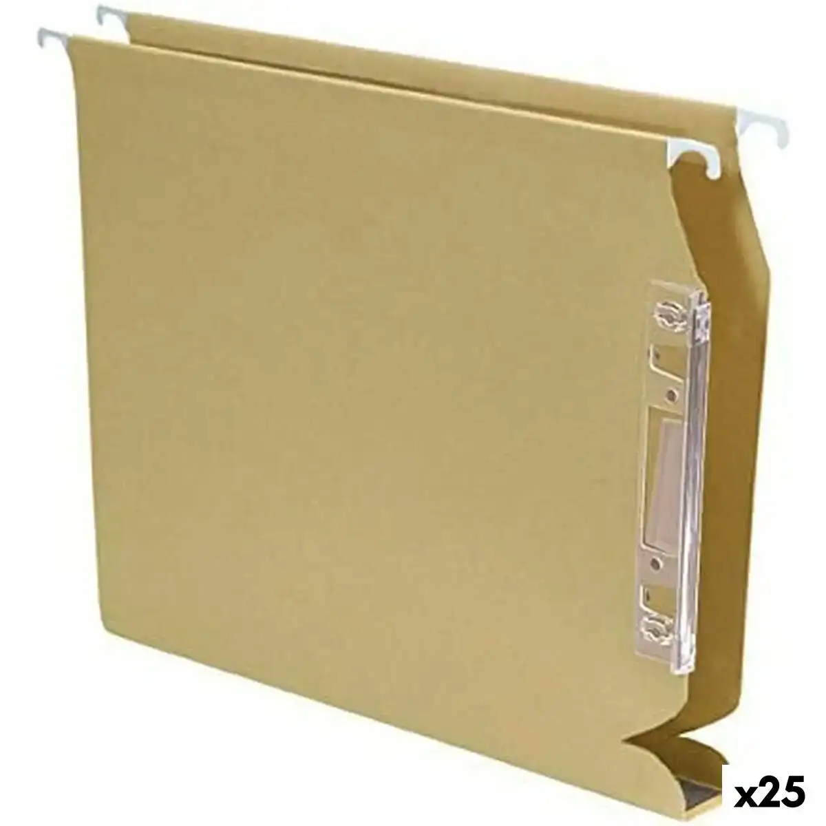 Dossier suspendu fade etiquette de nom viseur transparent marron a4 papier carton 25 unites_9299. DIAYTAR COTE D'IVOIRE - Là où Chaque Produit est une Trouvaille Unique. Découvrez notre boutique en ligne et trouvez des articles qui vous distinguent par leur originalité.