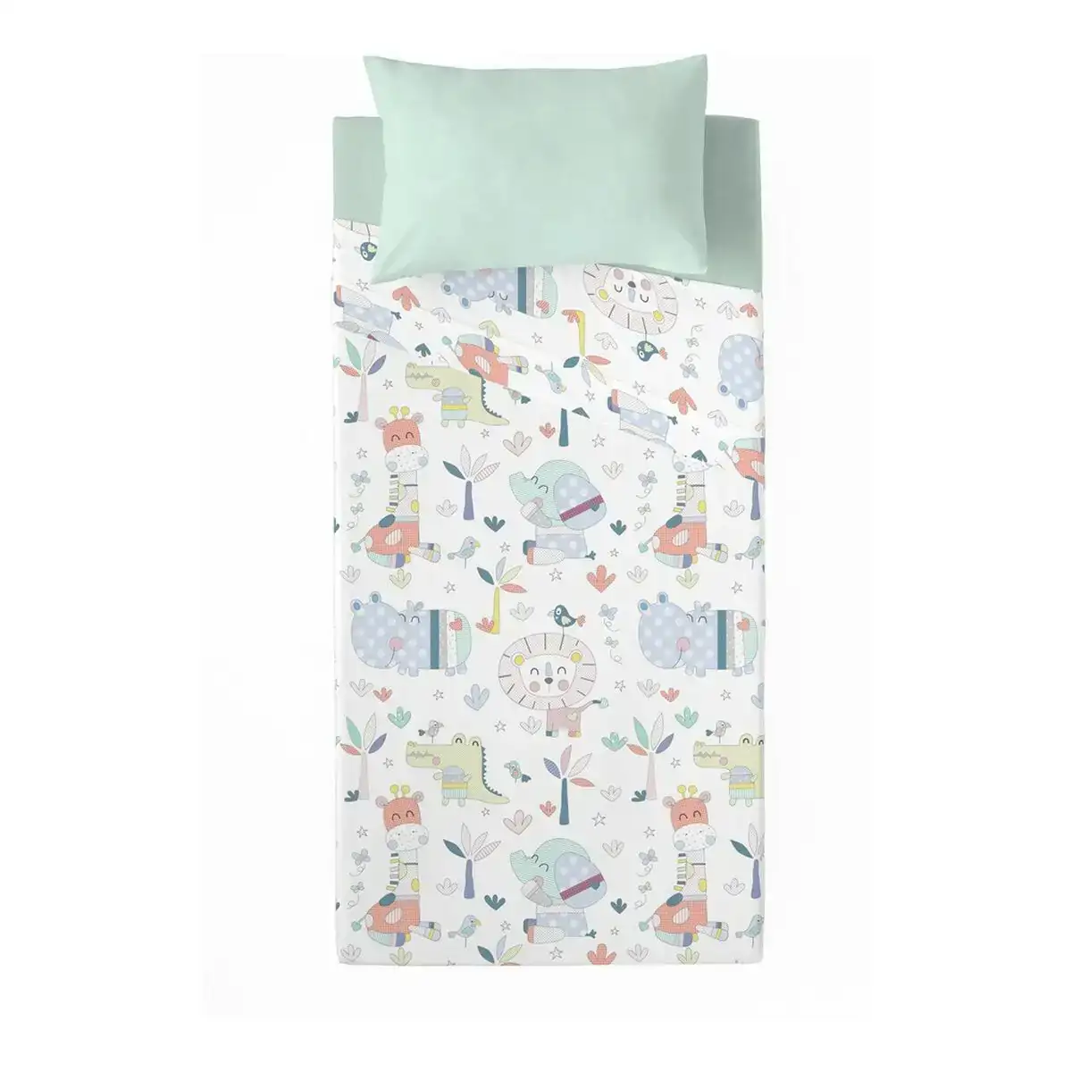 Drap cool kids jungle 160 x 270 cm lit 1 persone _8103. Bienvenue dans l'univers captivant de DIAYTAR COTE D'IVOIRE - Votre Plateforme de Shopping Tout-en-Un. Parcourez notre boutique en ligne pour découvrir des produits uniques, allant des articles ménagers aux élégants accessoires de mode.
