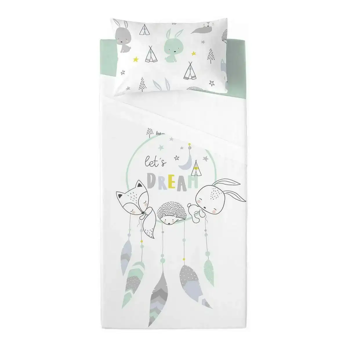 Drap cool kids let s dream a 160 x 270 cm lit 1 persone _4186. DIAYTAR COTE D'IVOIRE - Là où la Tradition Devient Tendance. Naviguez à travers notre boutique en ligne et choisissez des produits qui allient l'authenticité au contemporain.