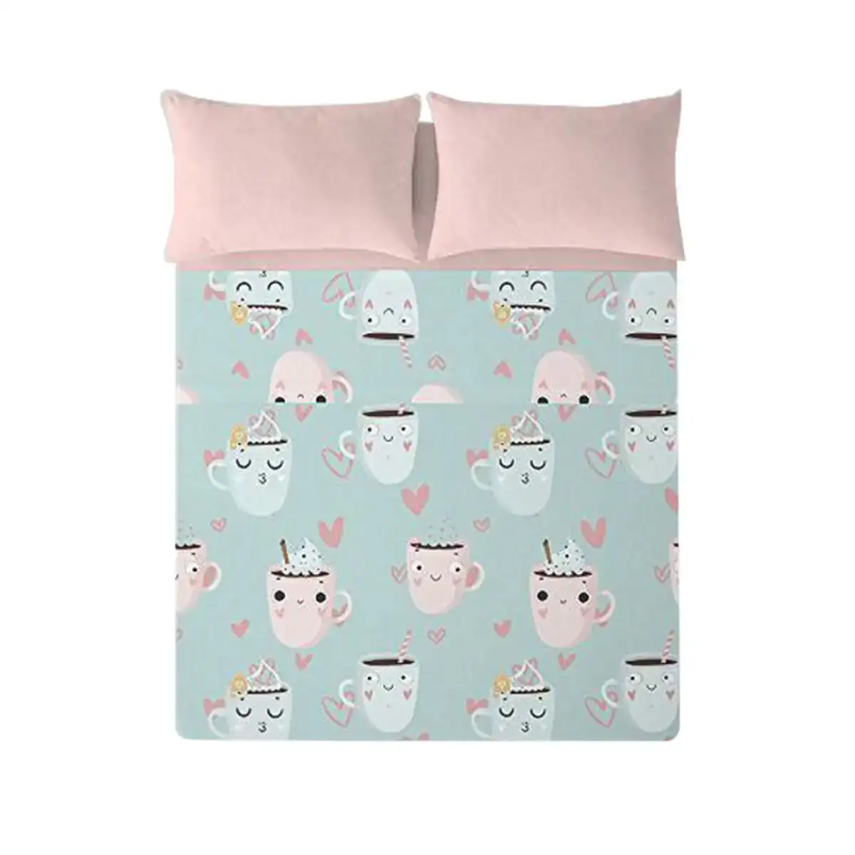 Drap costura funny cups 160 x 270 cm lit 1 persone _5917. DIAYTAR COTE D'IVOIRE - Où la Tradition Renouvelée Rencontre l'Innovation. Explorez notre gamme de produits qui fusionnent l'héritage culturel avec les besoins contemporains.