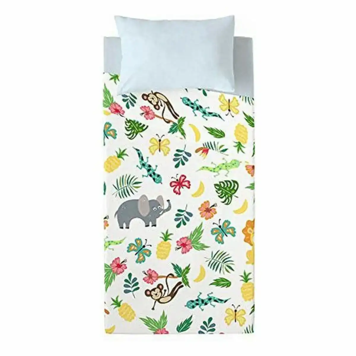 Drap costura jungle exotic 160 x 270 cm lit 1 persone _8913. DIAYTAR COTE D'IVOIRE - L'Art du Shopping Éclairé. Parcourez notre catalogue et choisissez parmi des produits de qualité qui satisferont vos besoins et votre style.