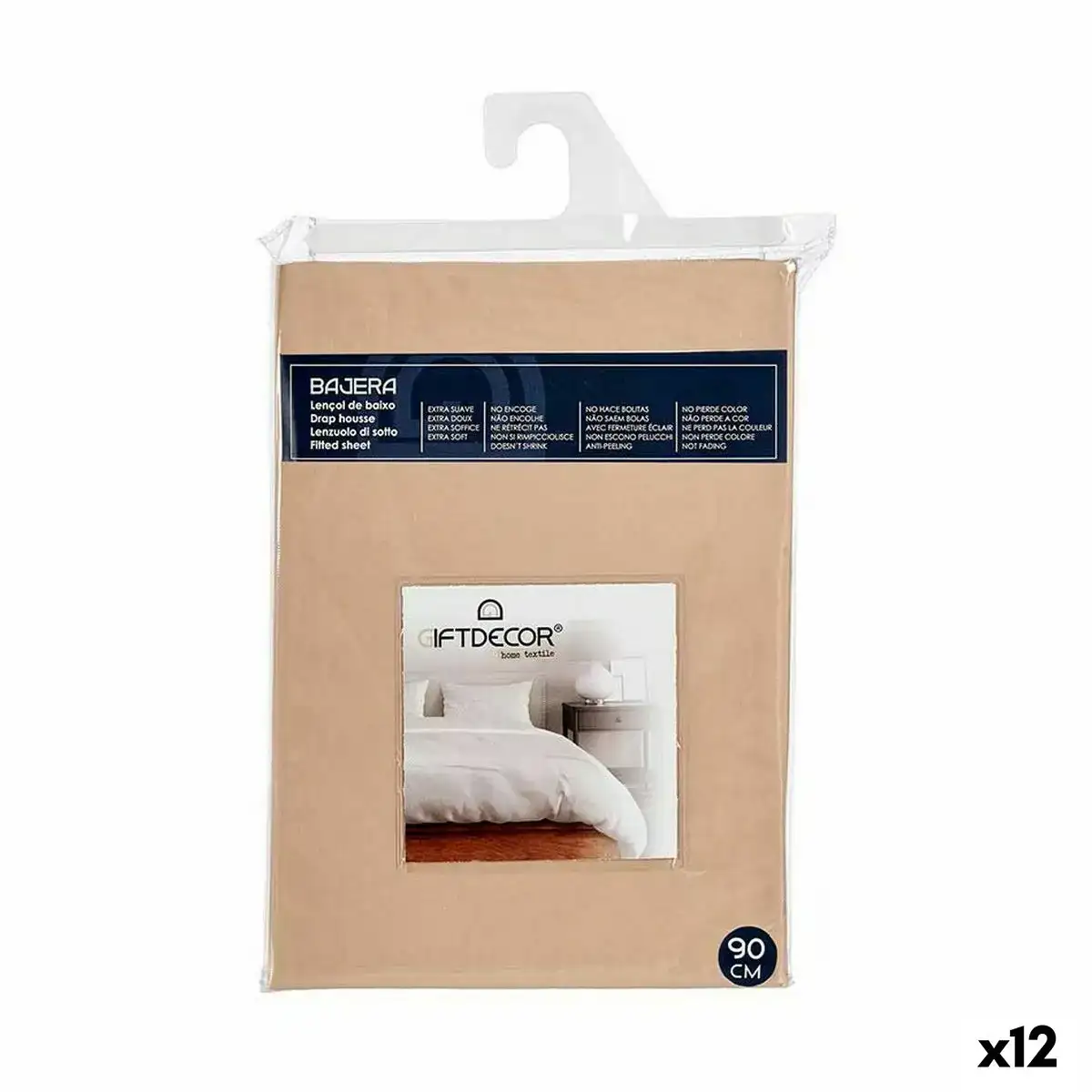 Drap housse 90 cm beige 12 unites _2233. DIAYTAR COTE D'IVOIRE - Là où la Qualité est Non Négociable. Parcourez notre boutique en ligne pour découvrir des produits qui incarnent le raffinement et l'excellence du Côte d'Ivoire.