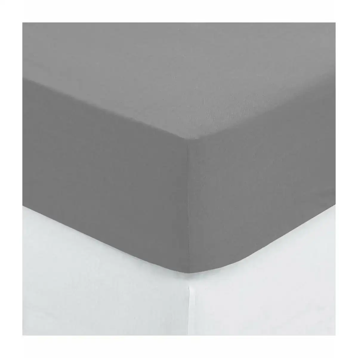 Drap housse atmosphera gris 90 x 190 cm _9322. DIAYTAR COTE D'IVOIRE - Votre Destination Shopping Authentique. Explorez notre boutique en ligne et découvrez des trésors qui reflètent l'âme du Côte d'Ivoire, pour une expérience shopping unique.